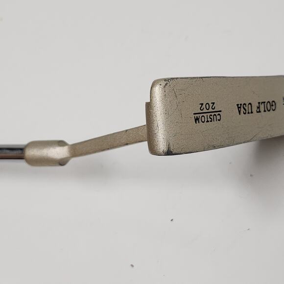 GOLF USA Milled Precision Custom 202 Blade Putter 35.5" RH Steel Shaft Good Grip - Picture 8 of 16